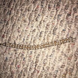 pearl/gold bracelet